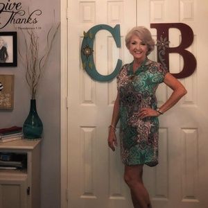 Paisley Print Mini Dress